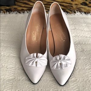 Vintage 1984 White Wedding Heels